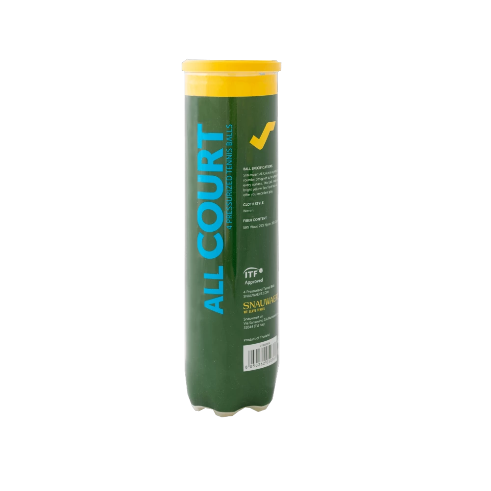 Piłki tenisowe Snauwaert- twarde ALL COURT 4szt w tubie - Image 2